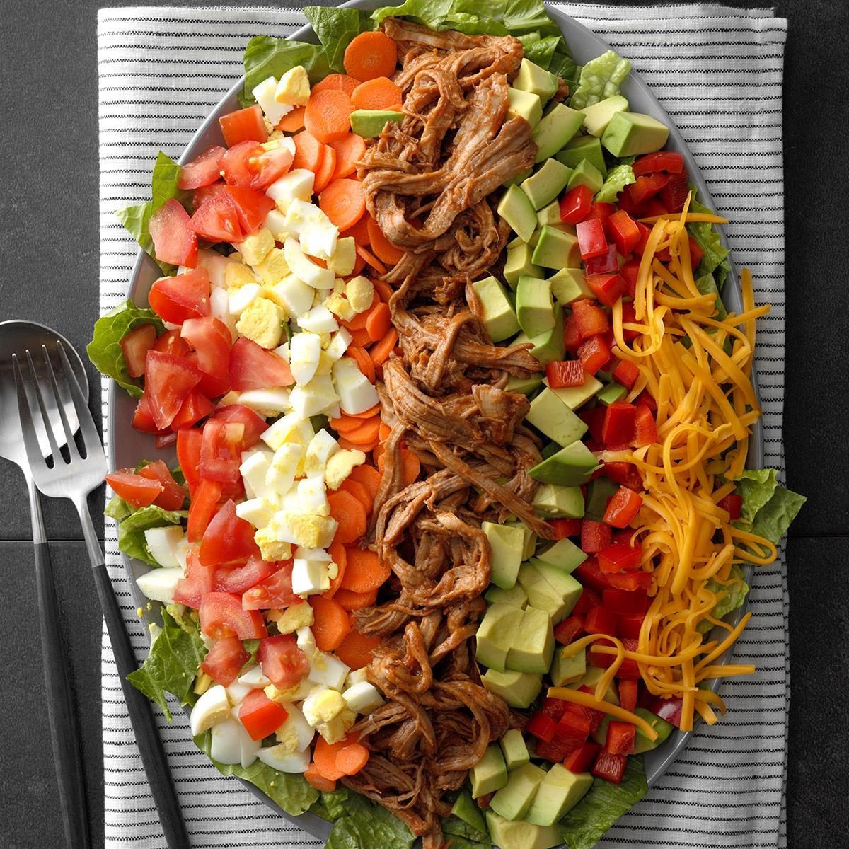 Barbecue Pork Cobb Salad