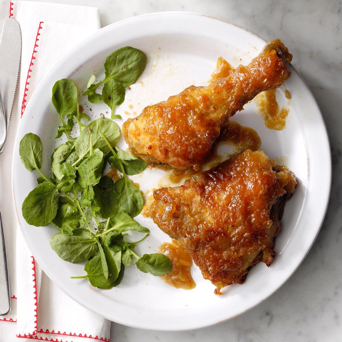 Rhubarb and Honey Chicken