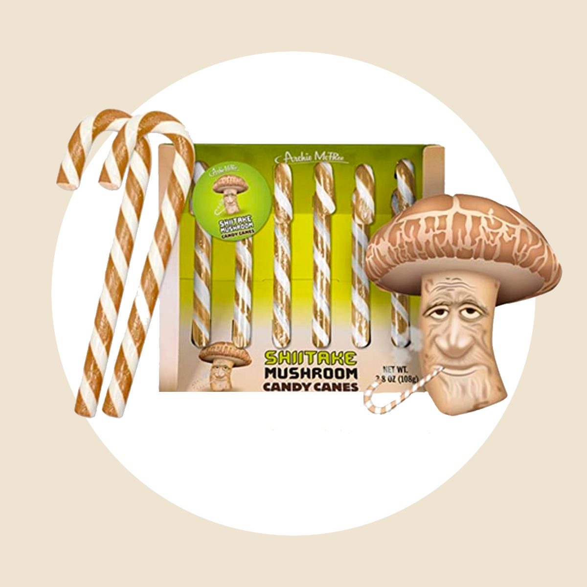 Shiitake Mushroom Candycane