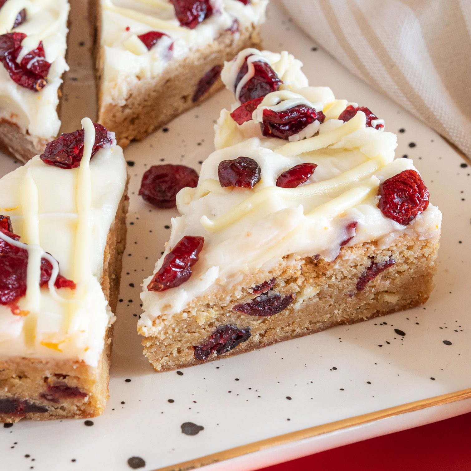 Starbucks copycat cranberry bliss bars