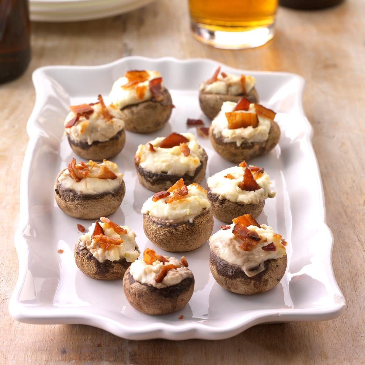 Bacon-Stuffed Mushrooms