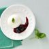 Blackberry-Basil Panna Cotta