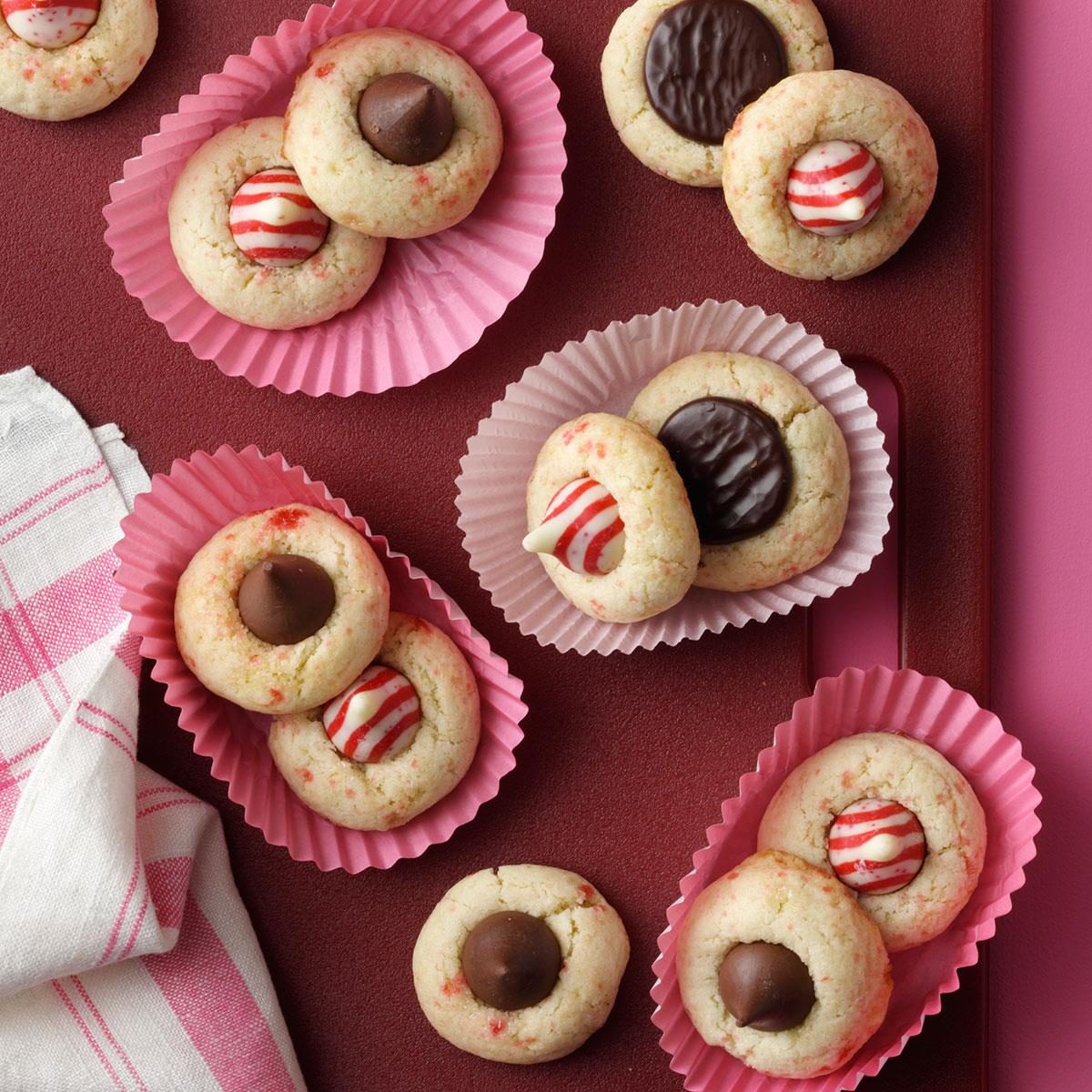 Peppermint Kiss Cookies