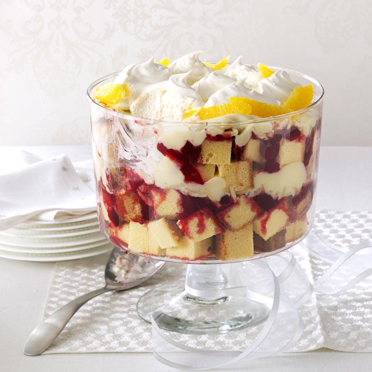 Cranberry-Orange Trifle