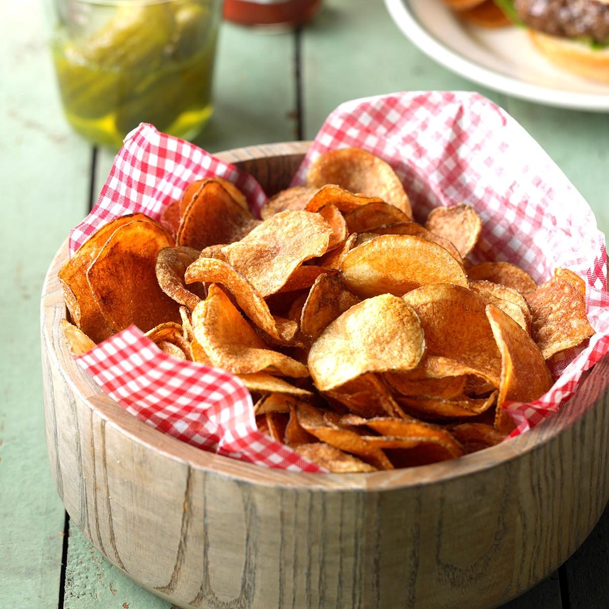 Homemade potato chips
