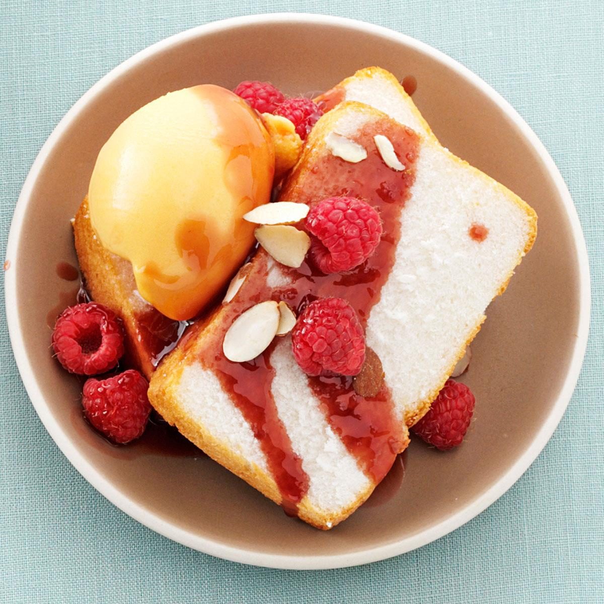 Mango Sorbet Dessert