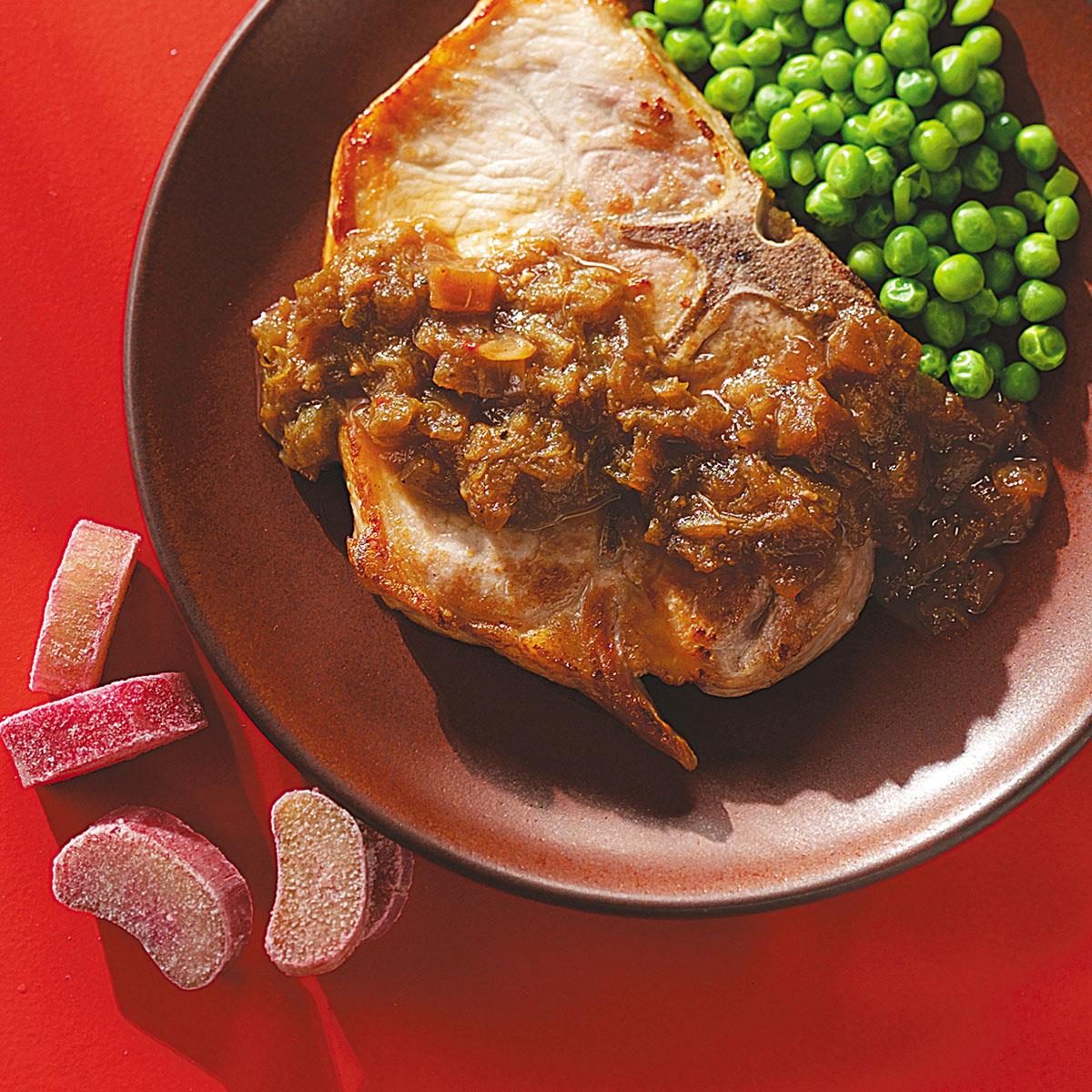 Spiced Rhubarb Sauce