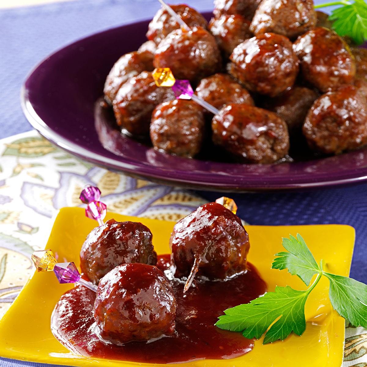 Sweet Barbecue Meatballs