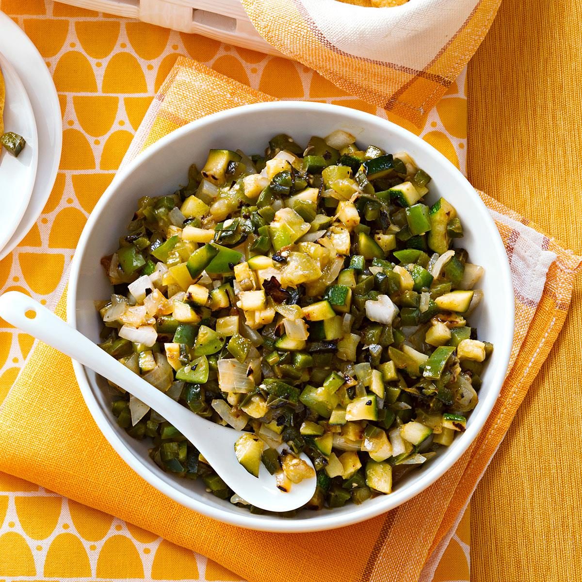 Zucchini Salsa Verde