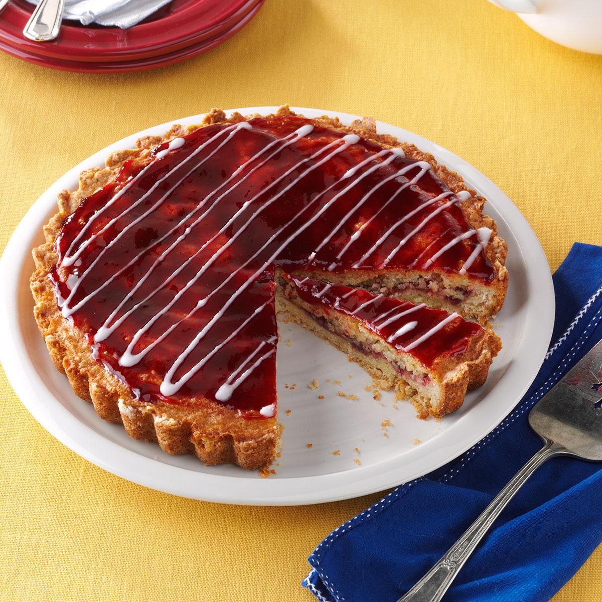 Raspberry Almond Tart