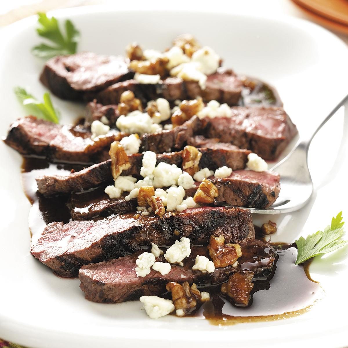 Maple and Blue Cheese Steak