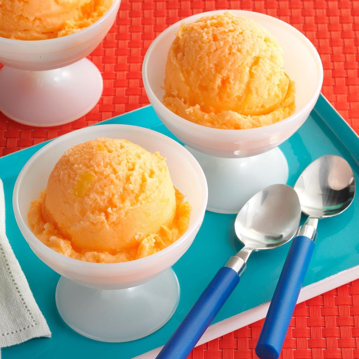 Orange Soda Sherbet