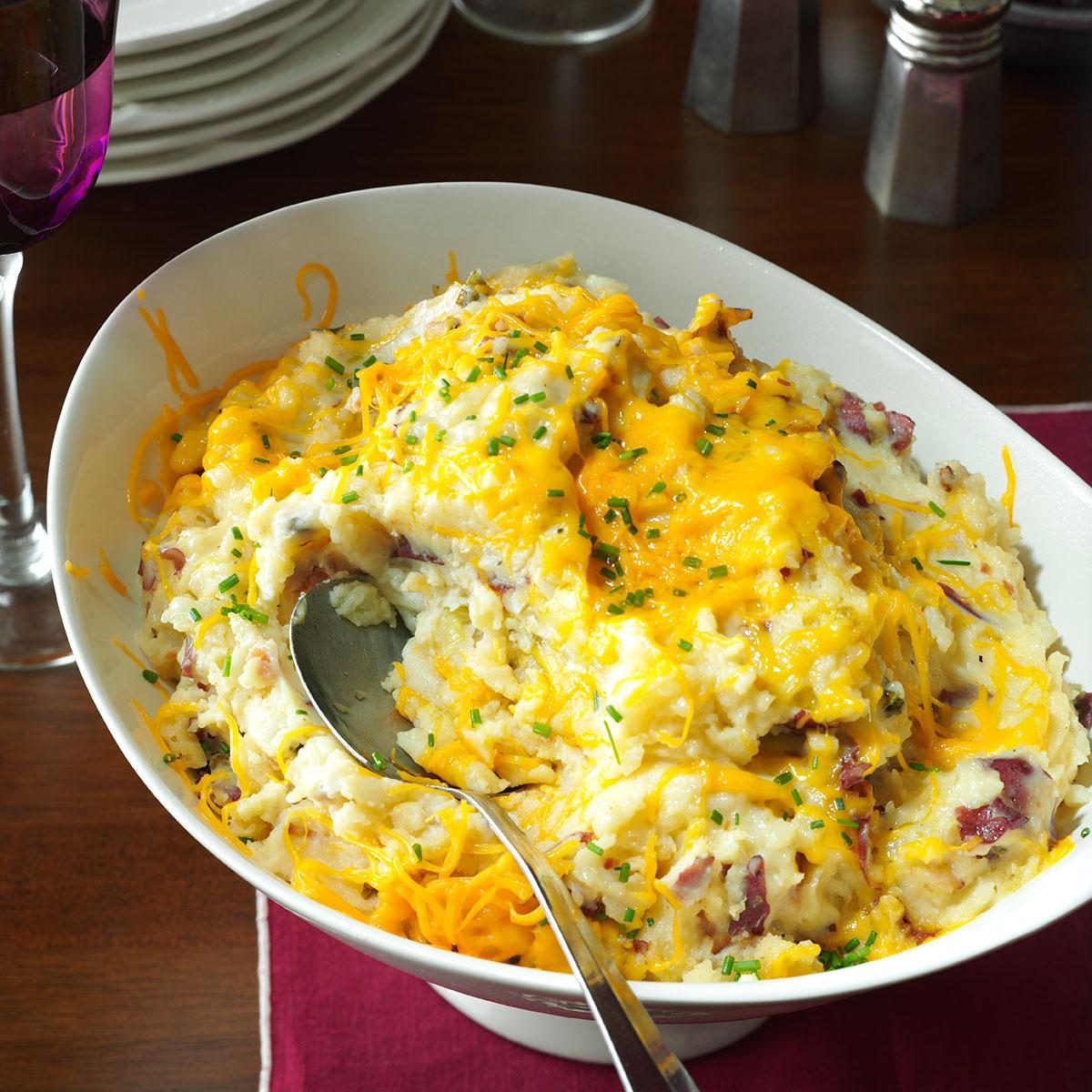 Loaded Smashed Potatoes