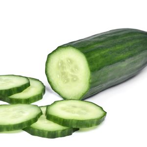 Fresh cucumber, chopped cucumber