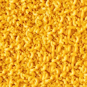 A seamless food texture of mac and cheese