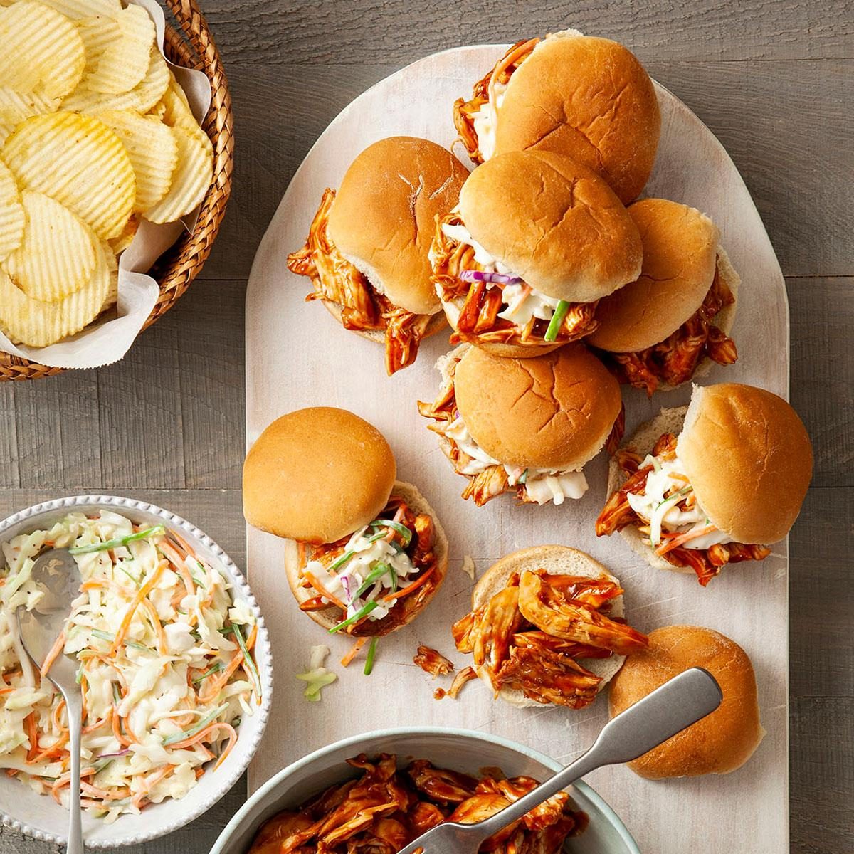 Barbecue Chicken Sliders