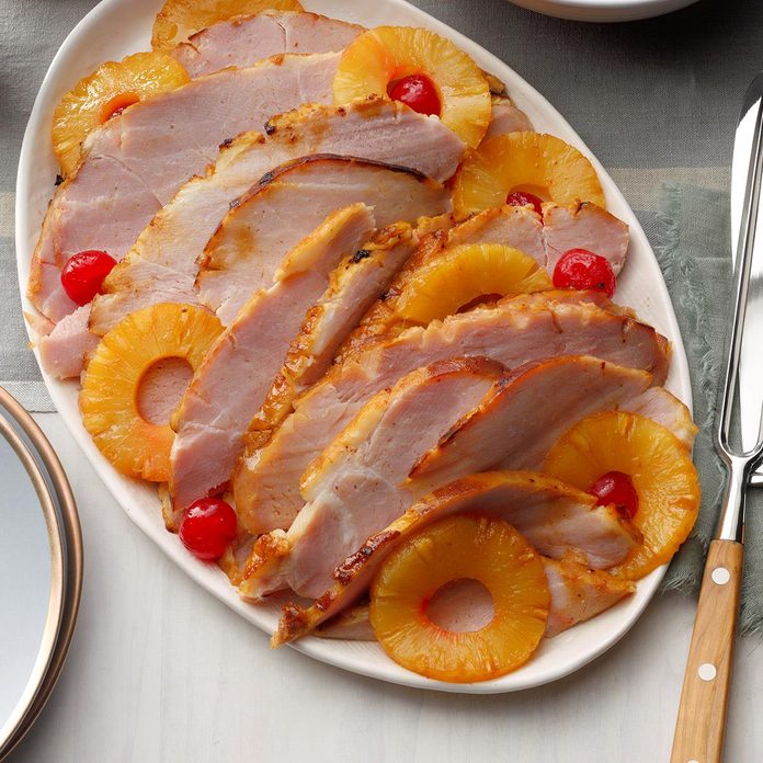 Baked Ham With Pineapple