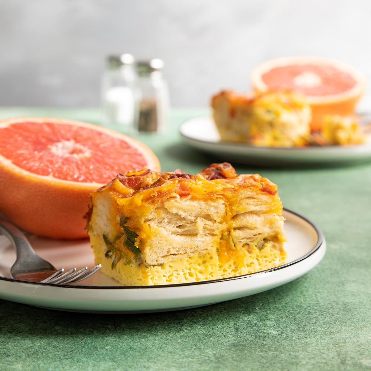 Egg Biscuit Breakfast Casserole