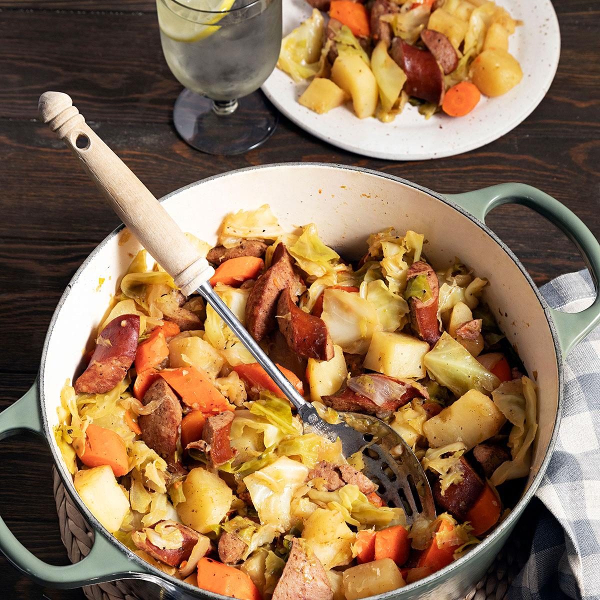 Sausage, Potatoes and Cabbage