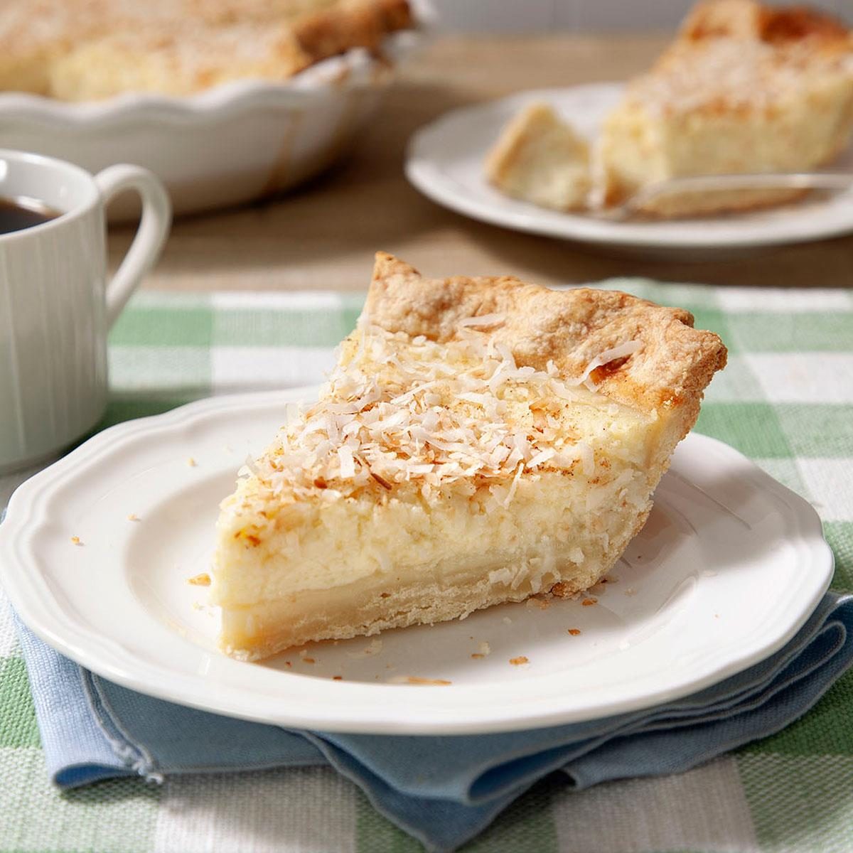 Coconut Custard Pie
