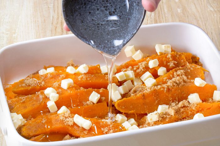Adding Corn Syrup into Candied Yams
