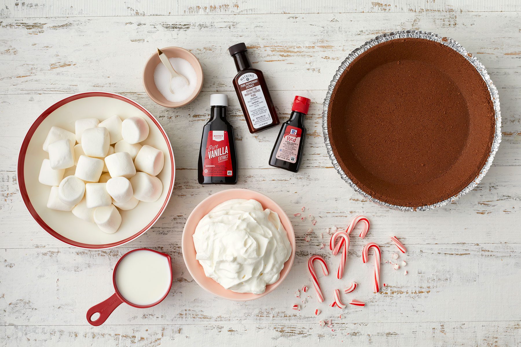 Candy Cane Pie Ingredients