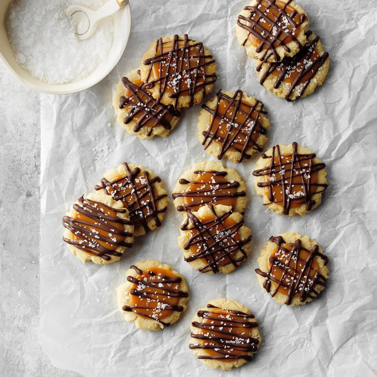 Caramel Whiskey Cookies