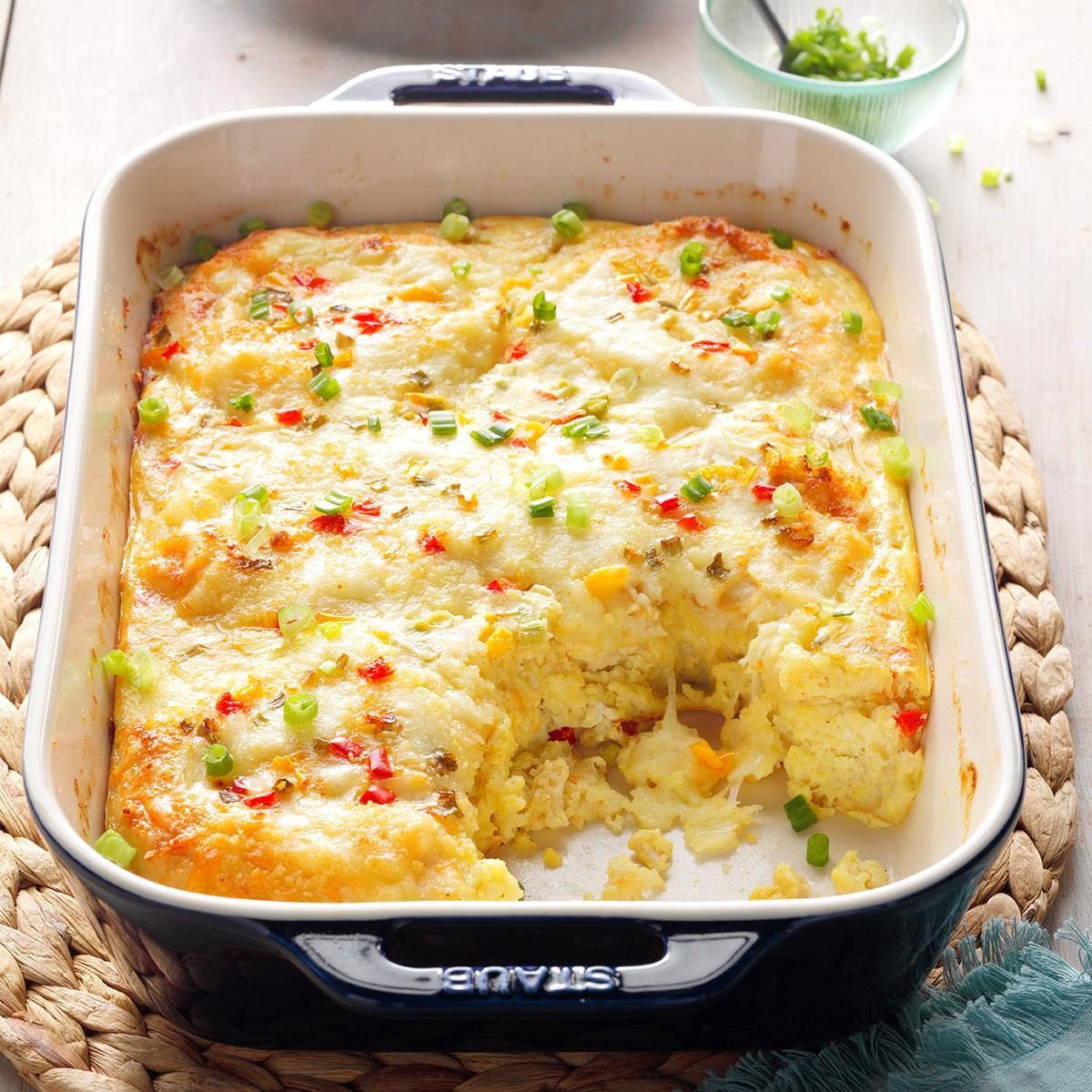 Cheese & Crab Brunch Bake