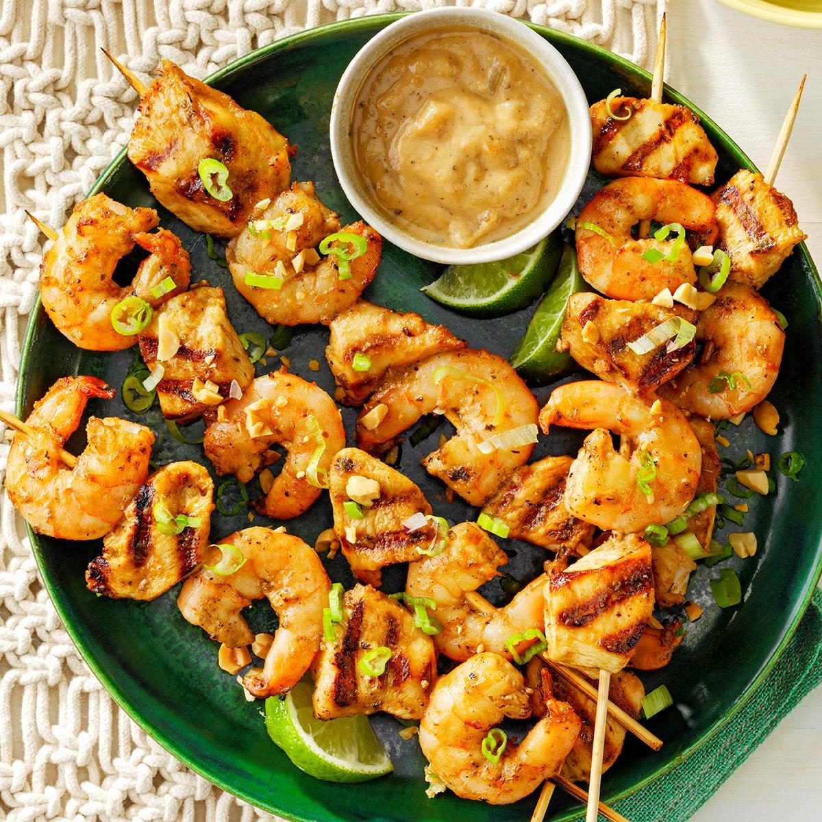 Chicken and Shrimp Satay