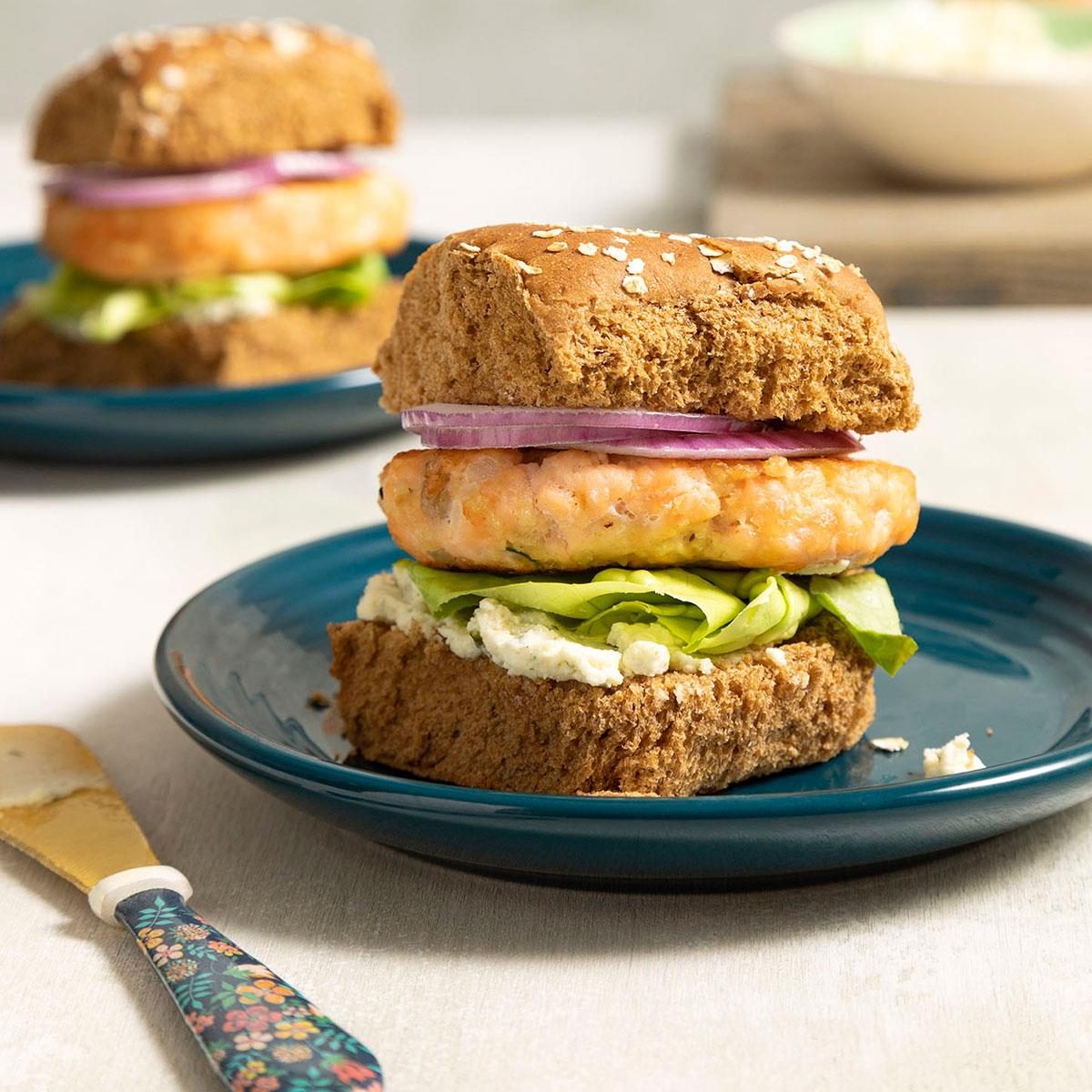 Salmon Sliders