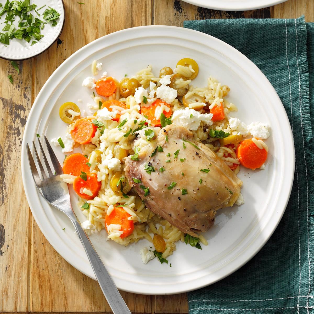 Greek Orzo Chicken