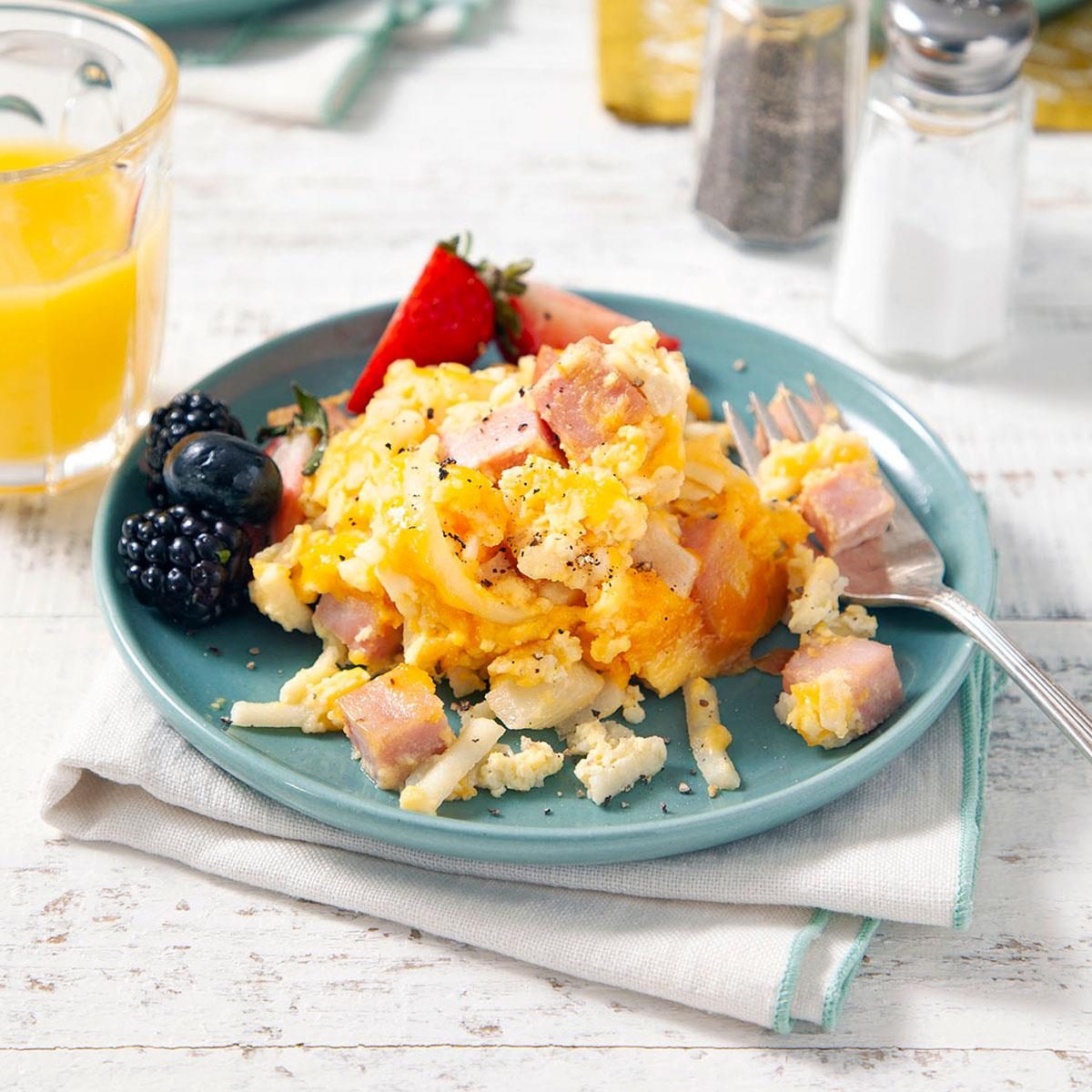 Ham and Cheese Breakfast Casserole