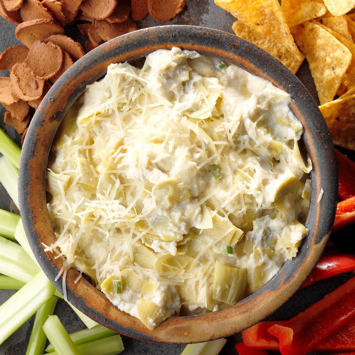 Makeover Creamy Artichoke Dip