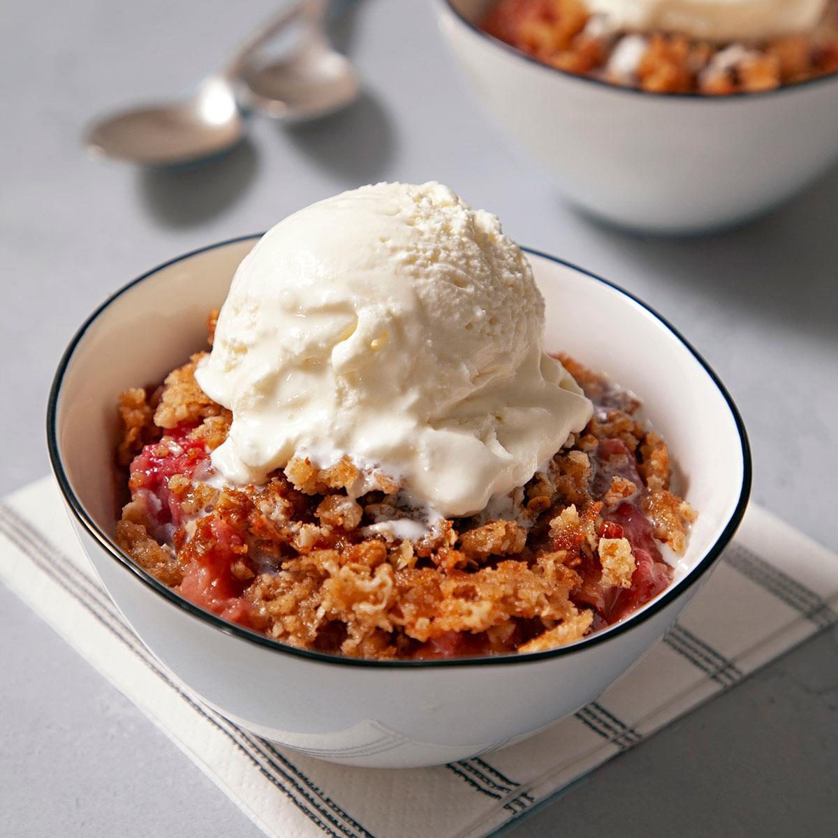 Strawberry-Rhubarb Crisp