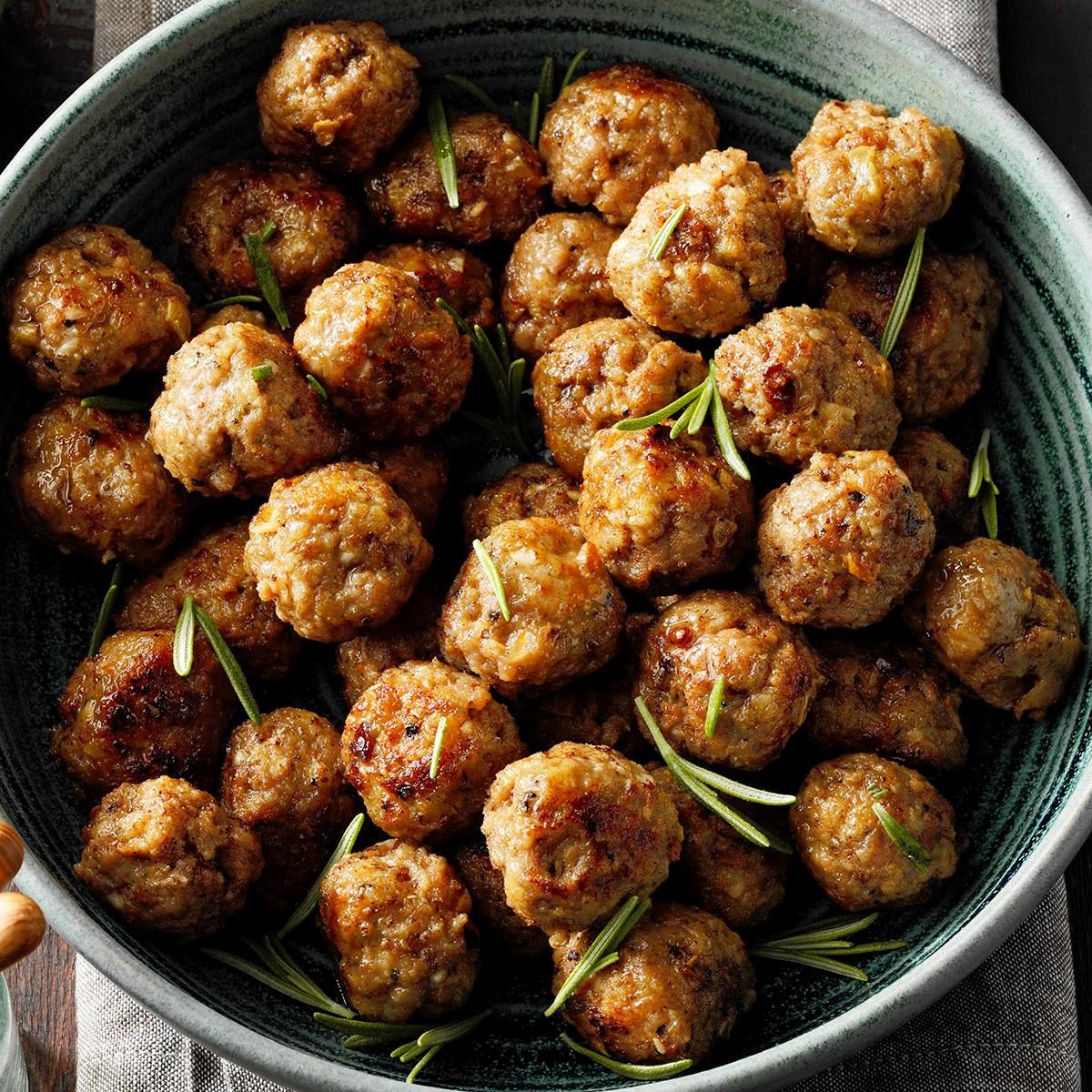 Rosemary Veal Meatballs