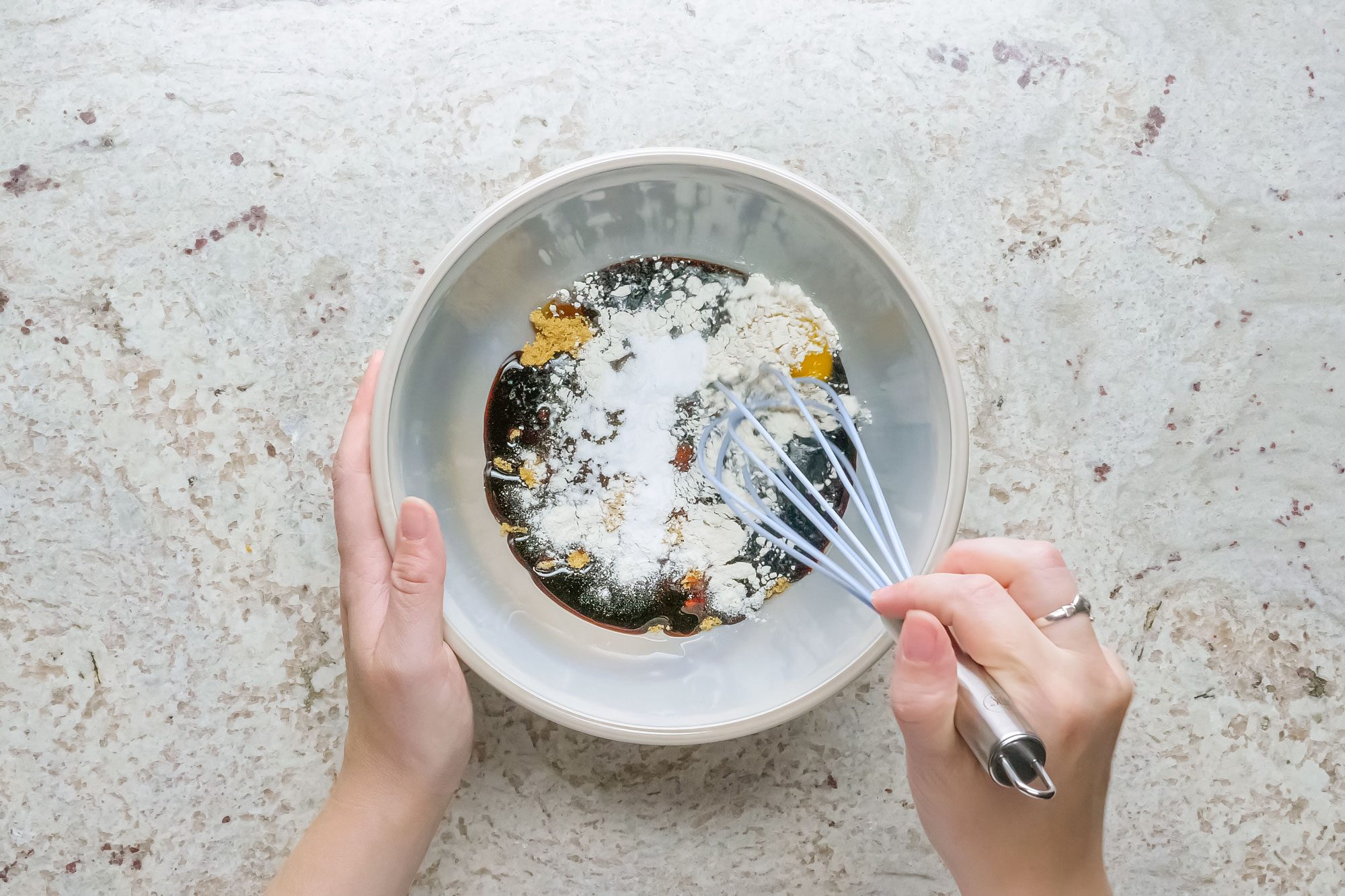 Mix your pie filling ingredients