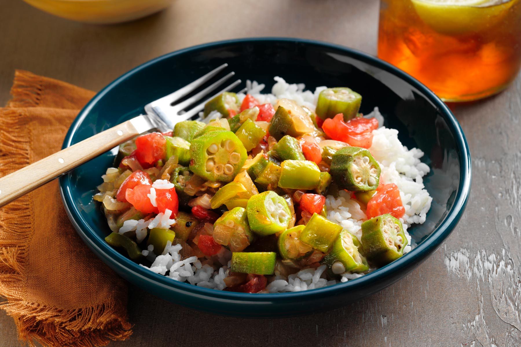 A Bowl of Rice and Vegetables