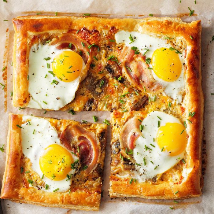 Sunny Side Up Herbed Tart