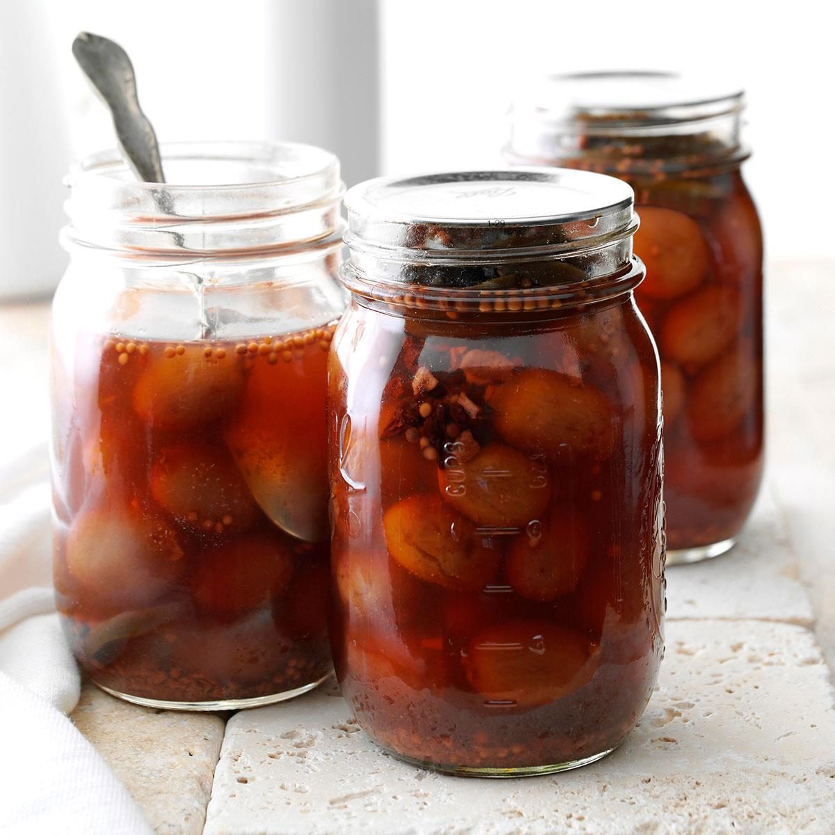 Pickled Grapes