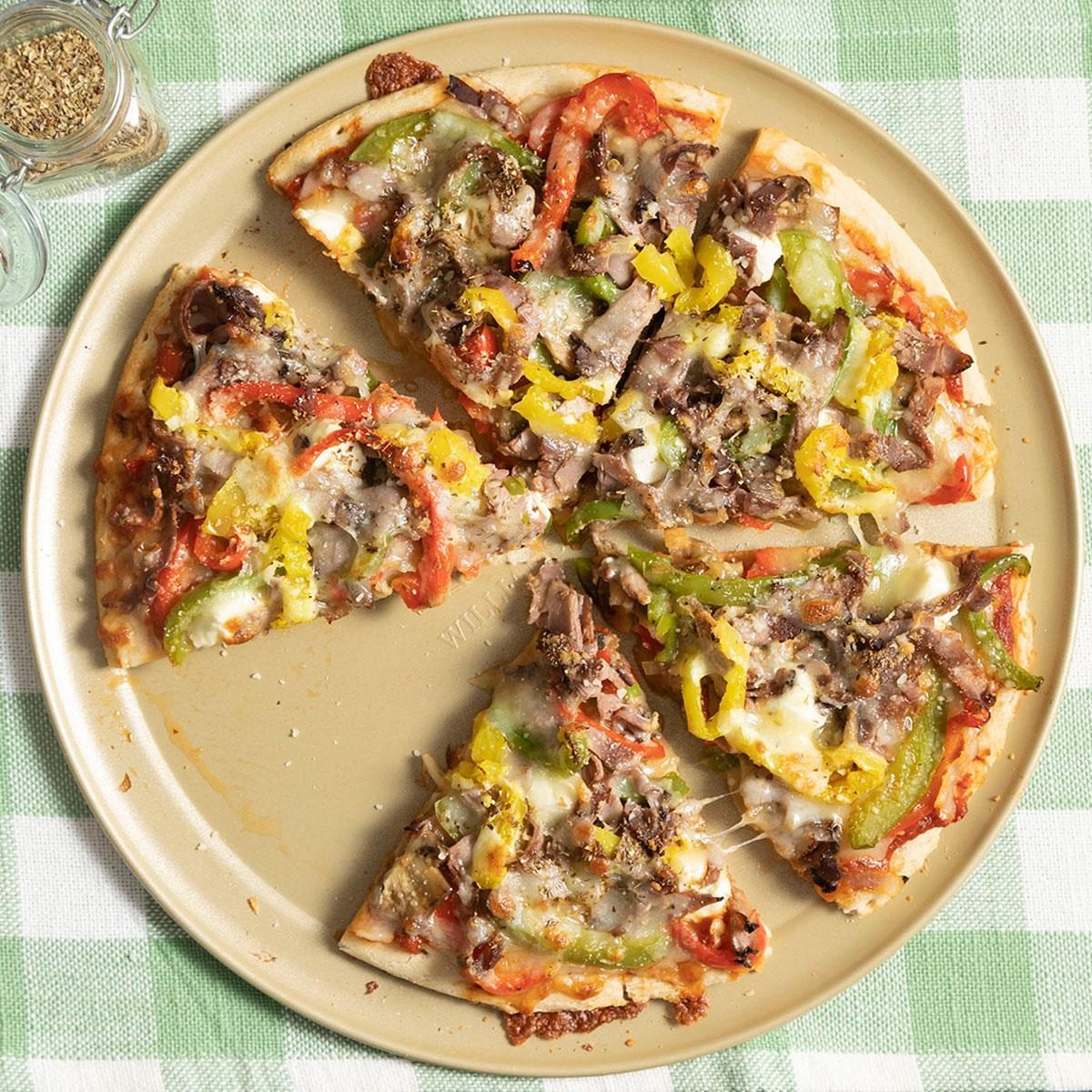 Philly Cheesesteak Pizza