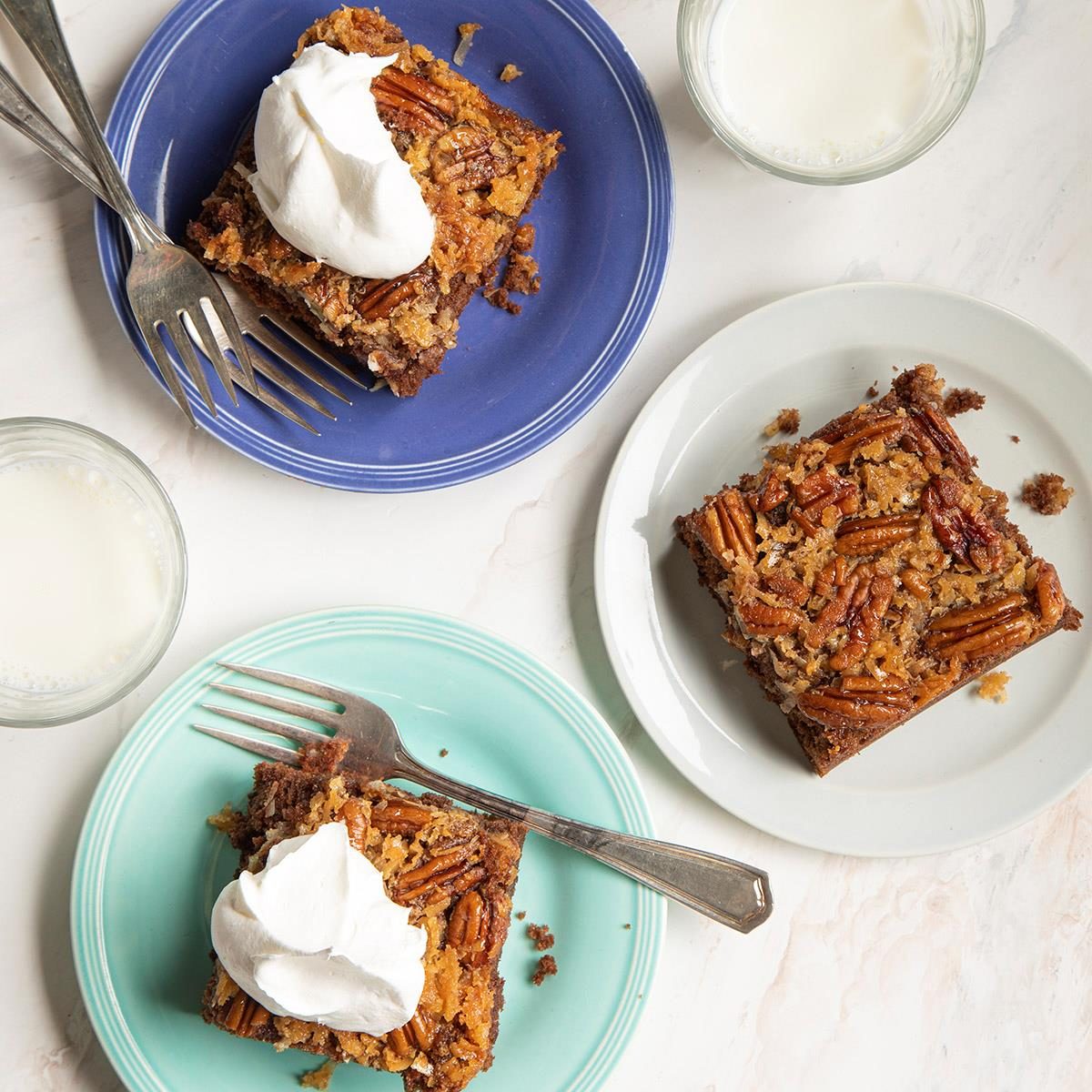 German Chocolate Upside-Down Cake