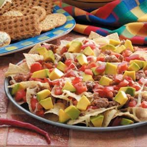 Cheesy Sausage Nachos