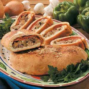 Venison Stromboli