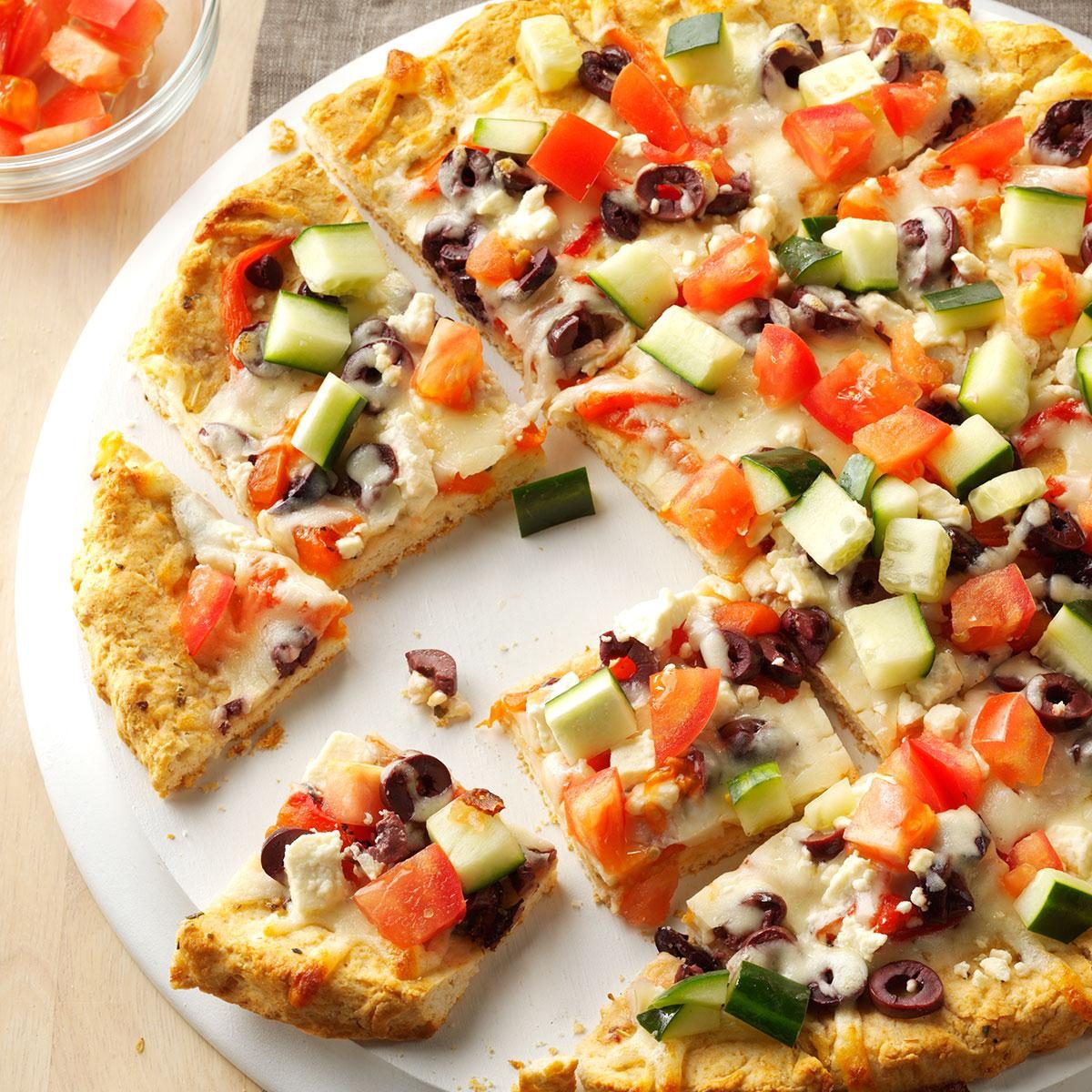 Turkey Gyro Pizza