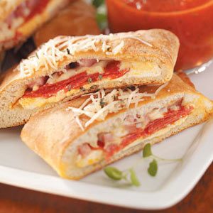 Ham and Cheese Calzones