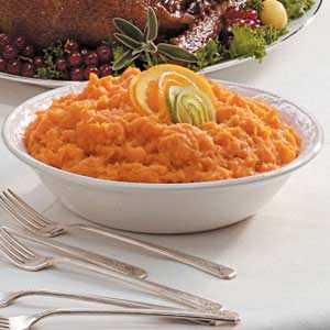 Orange Whipped Sweet Potatoes