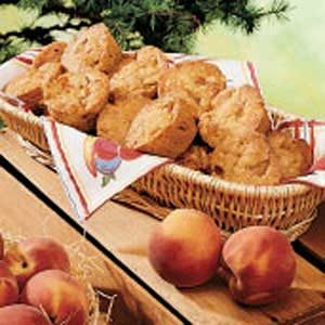 Almond Peach Muffins