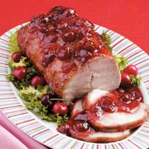 Cherry-Glazed Roast Pork