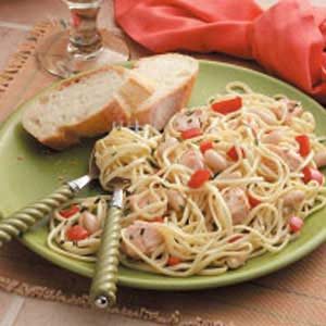 Tuscan Salmon Pasta