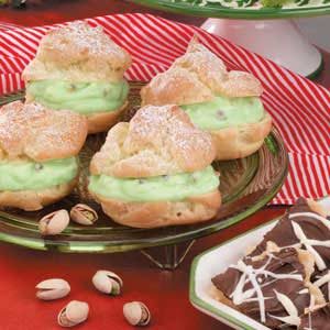 Pistachio Cream Puffs